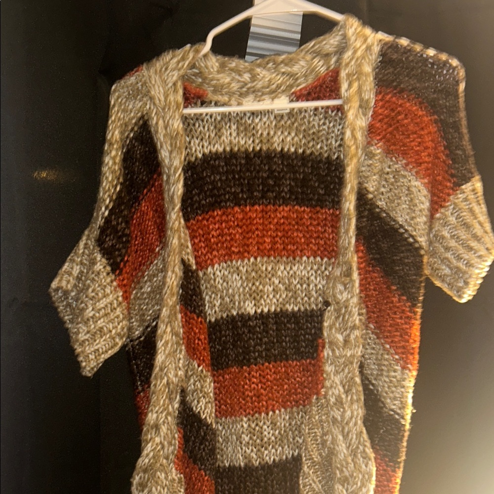 Cozy Striped Knit Cardigan